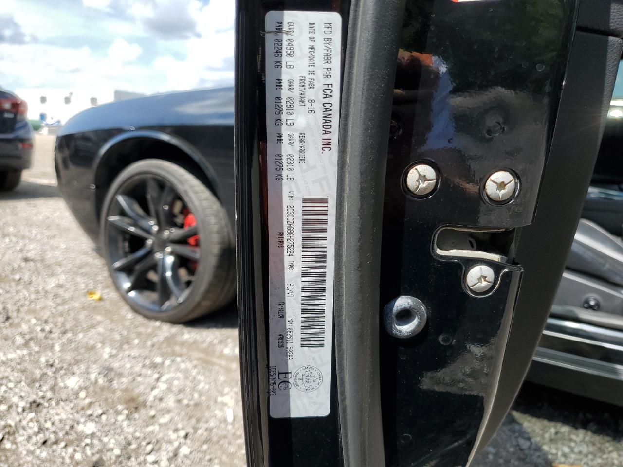 2016 Dodge Challenger Sxt VIN: 2C3CDZAG8GH275224 Lot: 70767805