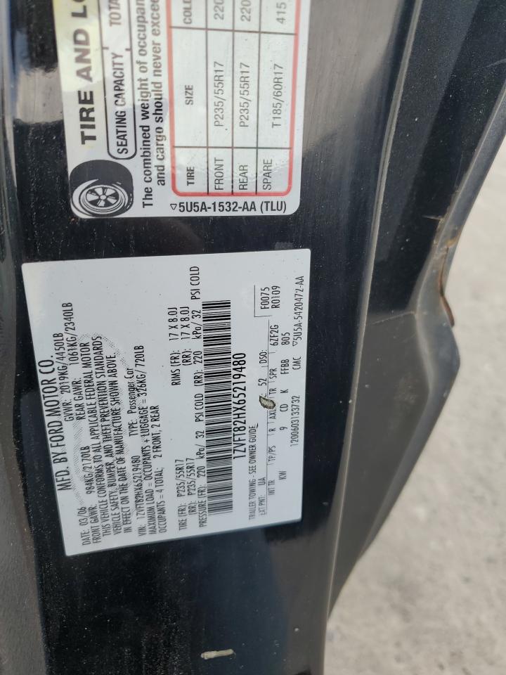 2006 Ford Mustang Gt VIN: 1ZVFT82HX65219480 Lot: 71171725