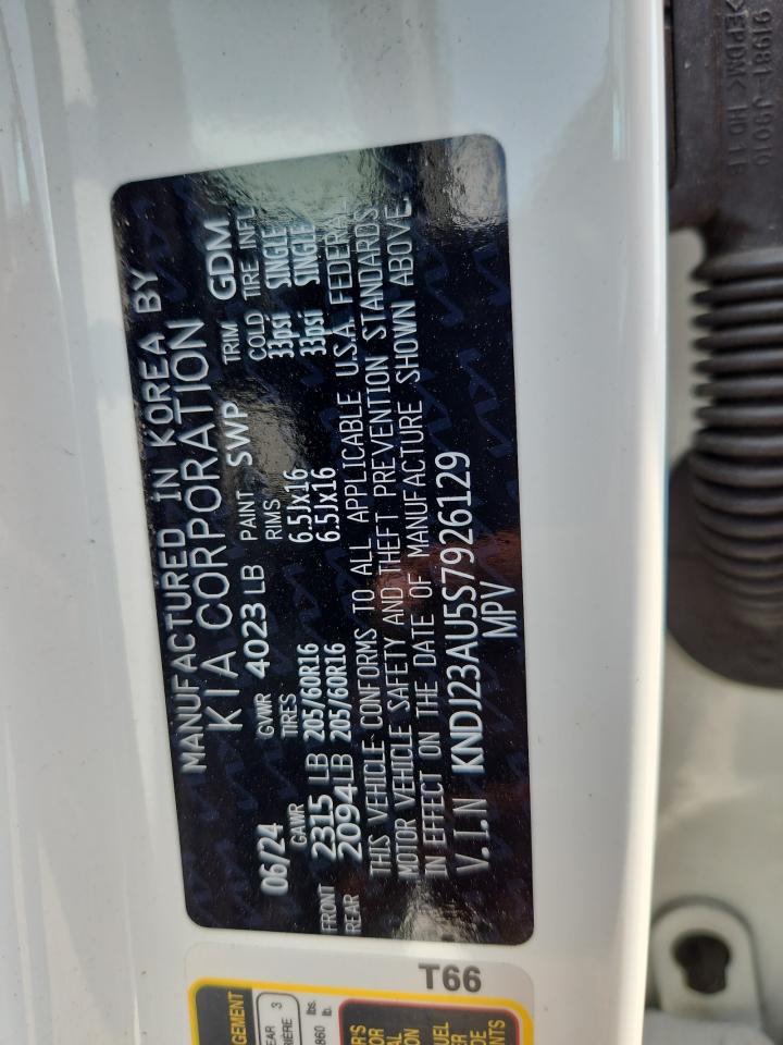 2025 Kia Soul Lx VIN: KNDJ23AU5S7926129 Lot: 71596675