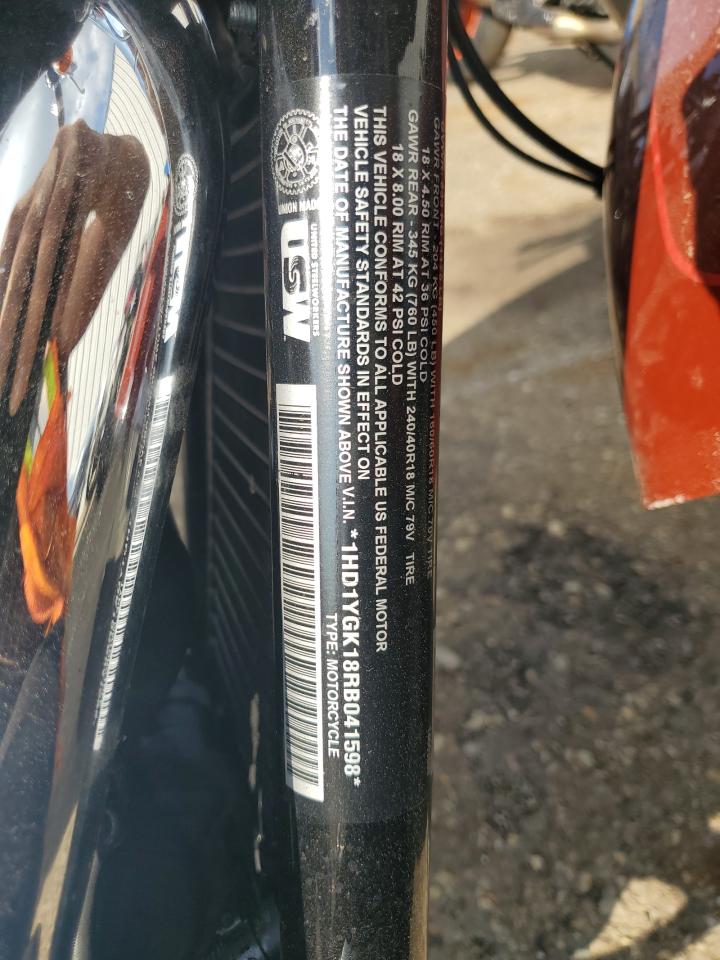 2024 Harley-Davidson Flfbs VIN: 1HD1YGK18RB041598 Lot: 82159965