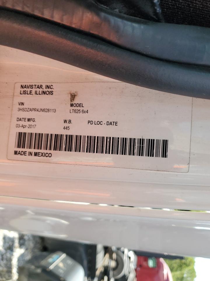 2018 International Lt625 - Trucks Semi Truck VIN: 3HSDZAPR4JN628113 Lot: 67263455