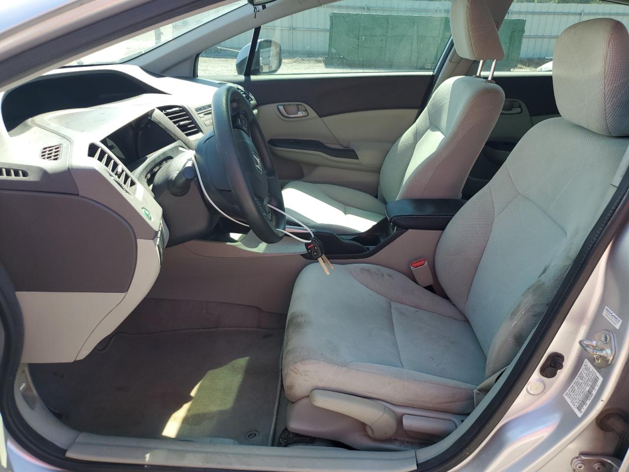 2012 Honda Civic Lx VIN: 19XFB2F5XCE059913 Lot: 72039735