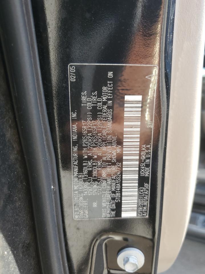 2005 Toyota Sequoia Limited VIN: 5TDBT48A15S247732 Lot: 83876805