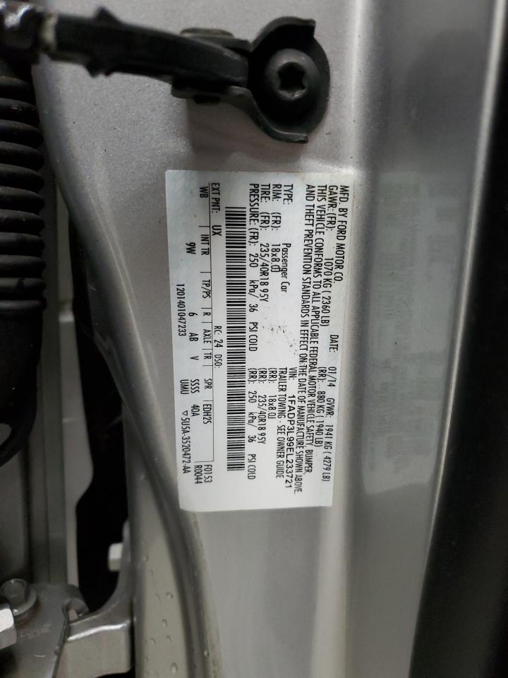 2014 Ford Focus St VIN: 1FADP3L99EL233721 Lot: 80873055