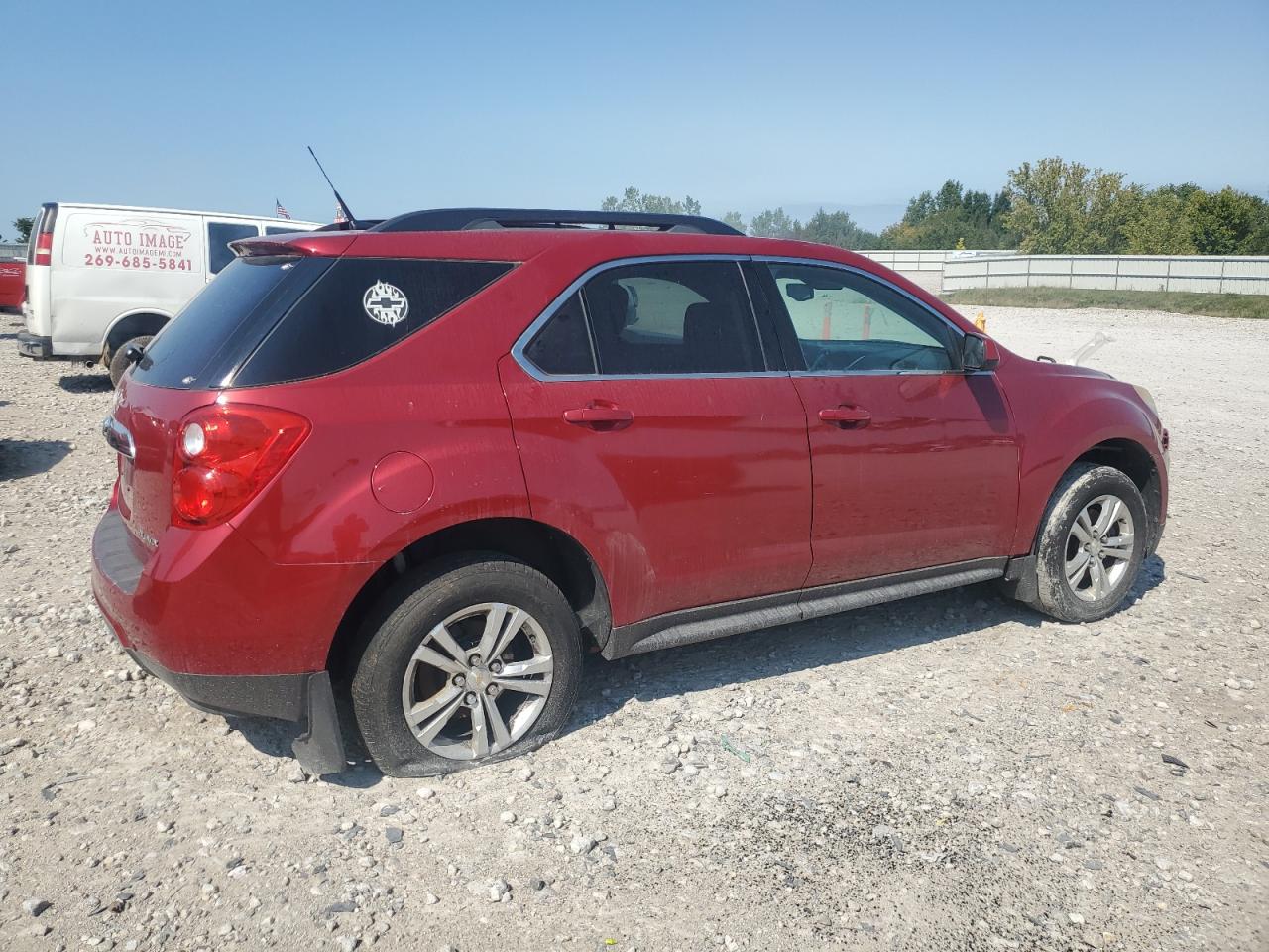 2GNALBEK7E6217617 CHEVROLET EQUINOX 2014 RED Photo 3