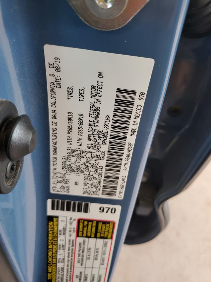 2019 Toyota Tacoma Double Cab VIN: 3TMGZ5AN6KM281443 Lot: 81528375