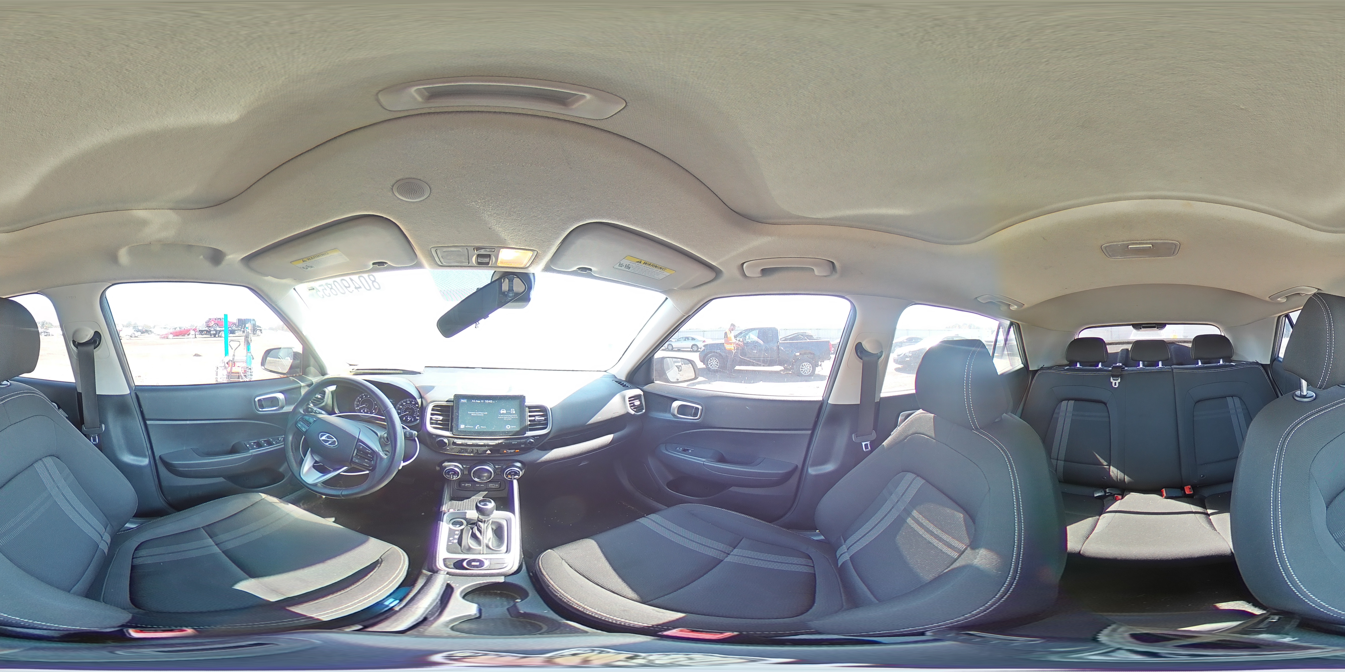 2022 Hyundai Venue Sel VIN: KMHRC8A3XNU196272 Lot: 80490855