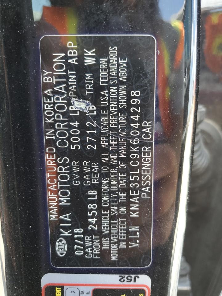 2019 Kia Stinger Gt VIN: KNAE35LC9K6044298 Lot: 80914165