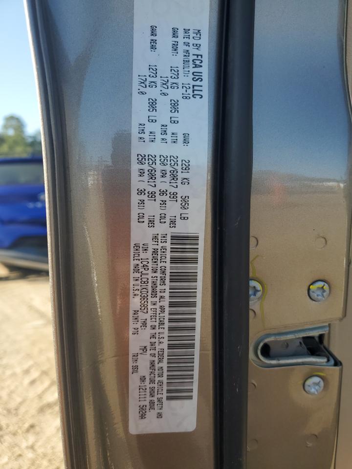 2019 Jeep Cherokee Latitude VIN: 1C4PJLCB1KD365857 Lot: 81473715