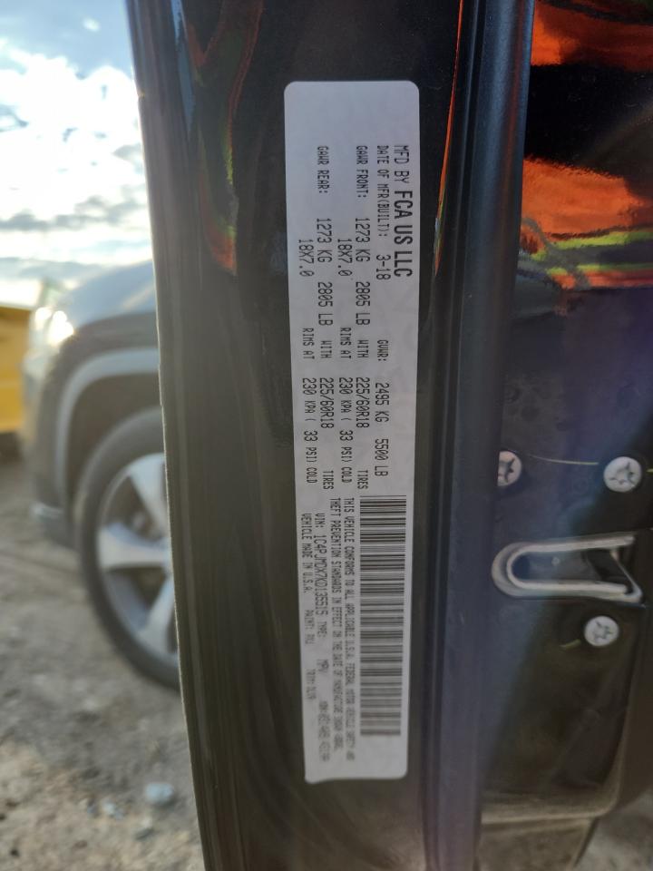 2019 Jeep Cherokee Limited VIN: 1C4PJMDX7KD135515 Lot: 80134005