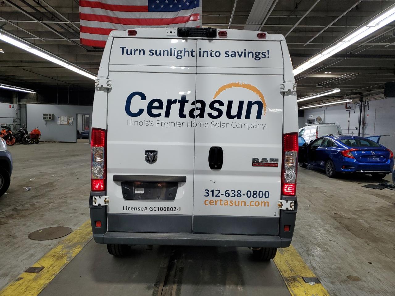 2018 Ram Promaster 1500 1500 High VIN: 3C6TRVBG2JE112406 Lot: 70734675