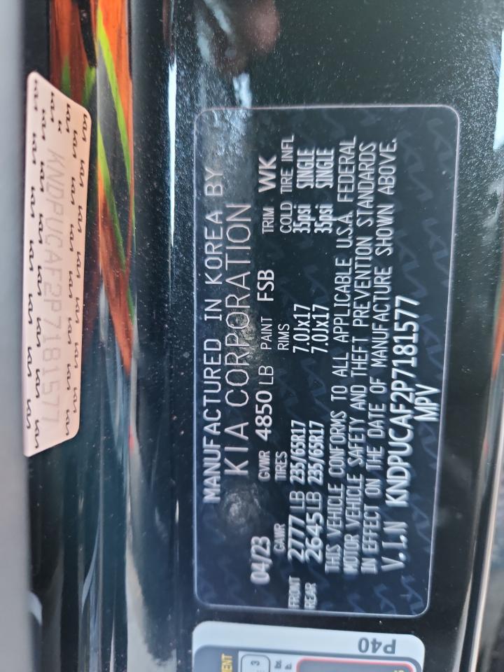 2023 Kia Sportage Lx VIN: KNDPUCAF2P7181577 Lot: 80831555