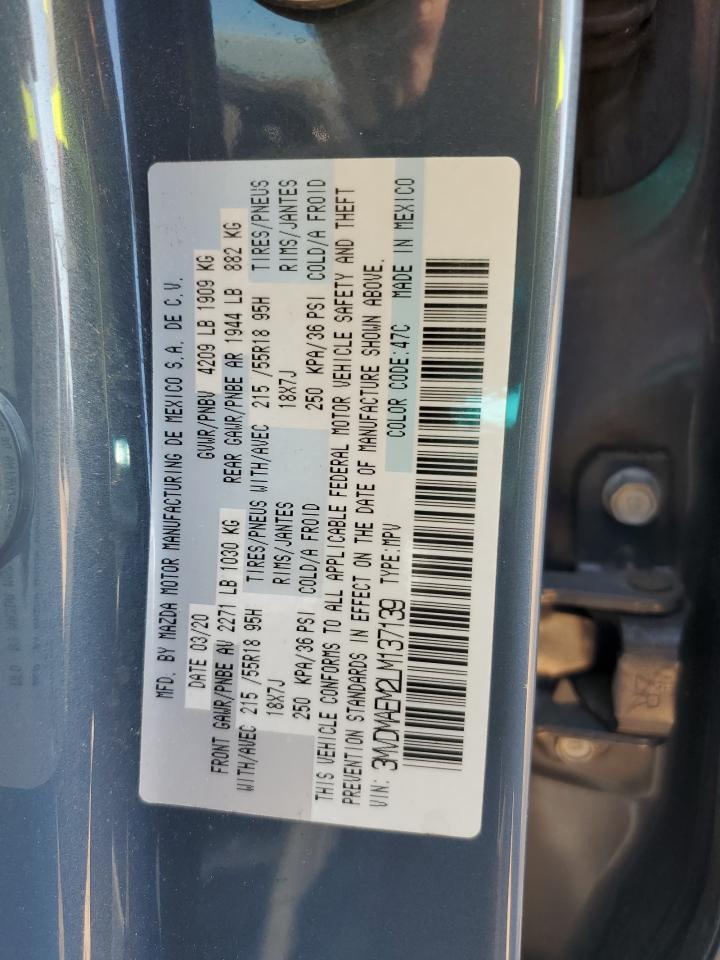 2020 Mazda Cx-30 Premium VIN: 3MVDMAEM2LM137139 Lot: 70017295