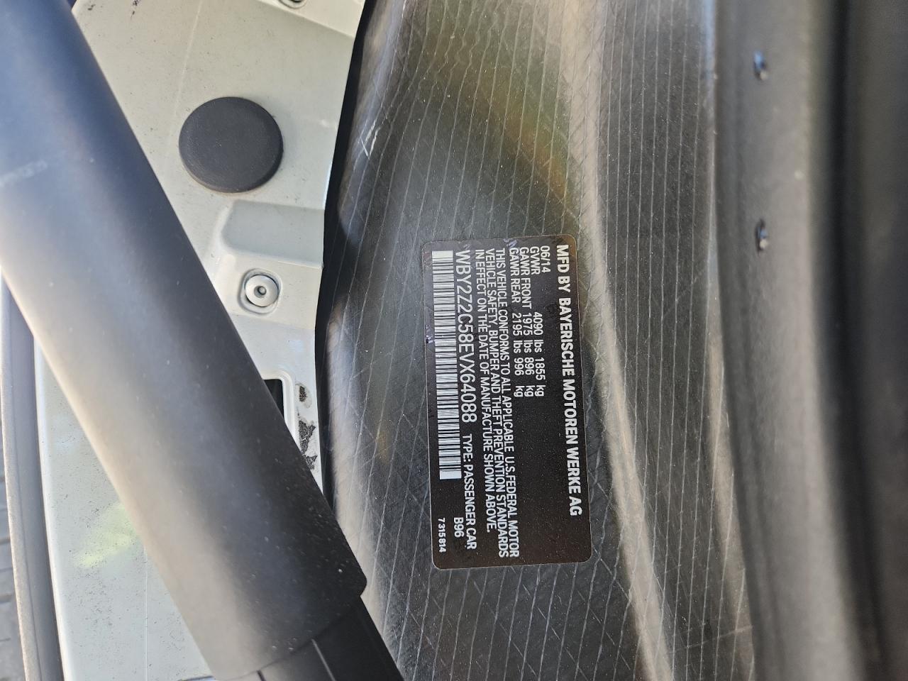 2014 BMW I8 VIN: WBY2Z2C58EVX64088 Lot: 80492835