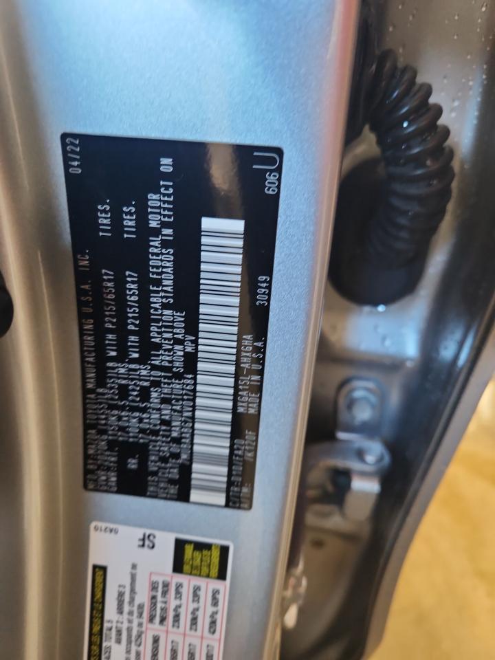 2022 Toyota Corolla Cross Le VIN: 7MUBAABG7NV017684 Lot: 84554195