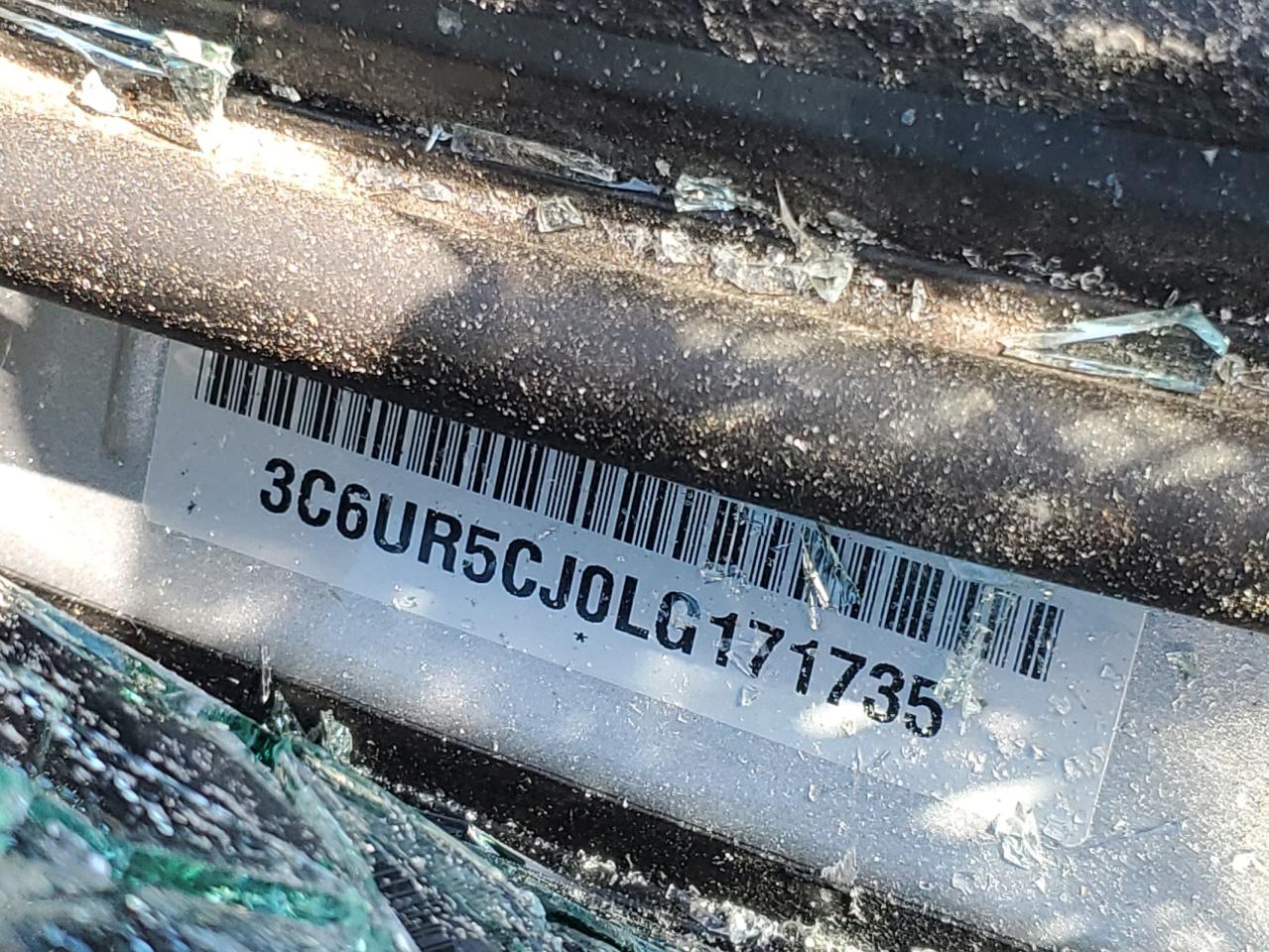 2020 Ram 2500 Tradesman VIN: 3C6UR5CJ0LG171735 Lot: 71688675