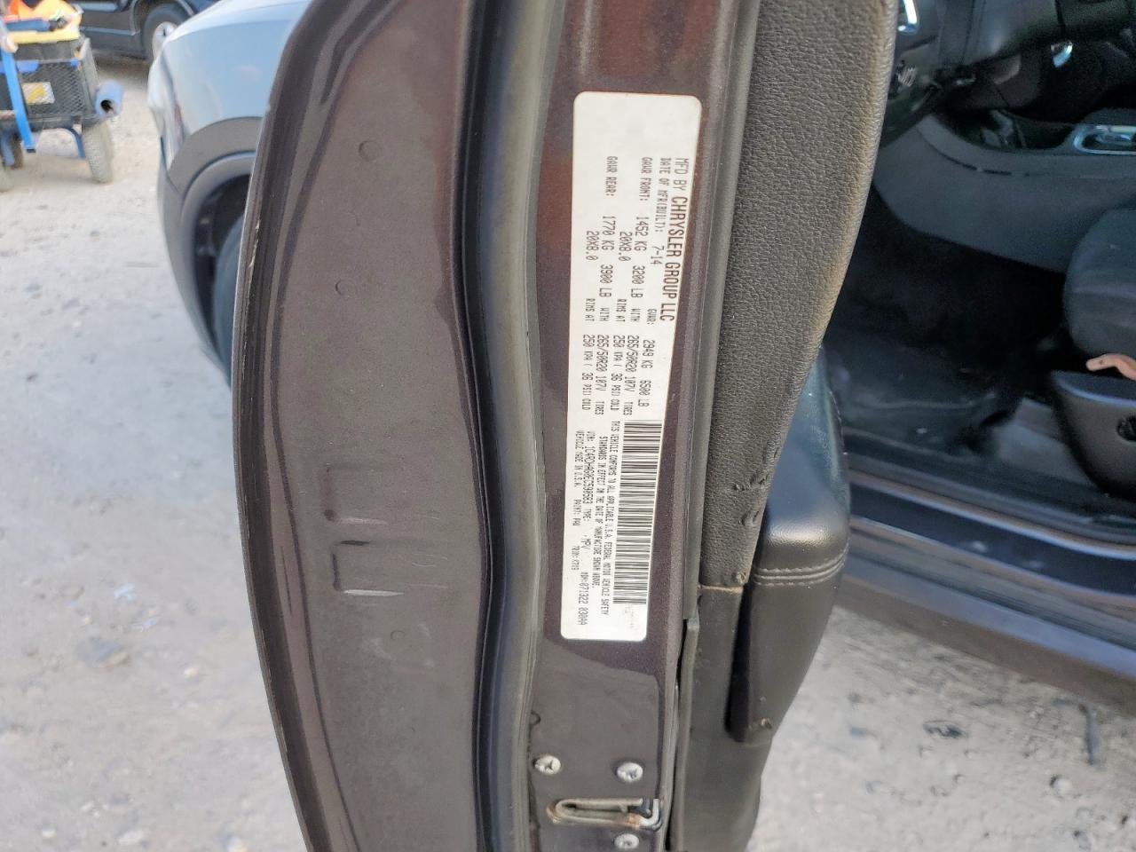 2014 Dodge Durango Sxt VIN: 1C4RDHAG0EC590583 Lot: 81443855