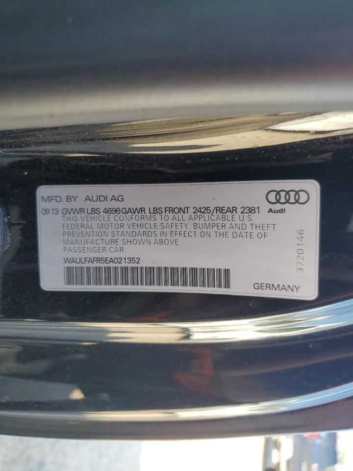2014 Audi A5 Premium Plus VIN: WAULFAFR5EA021352 Lot: 71710585