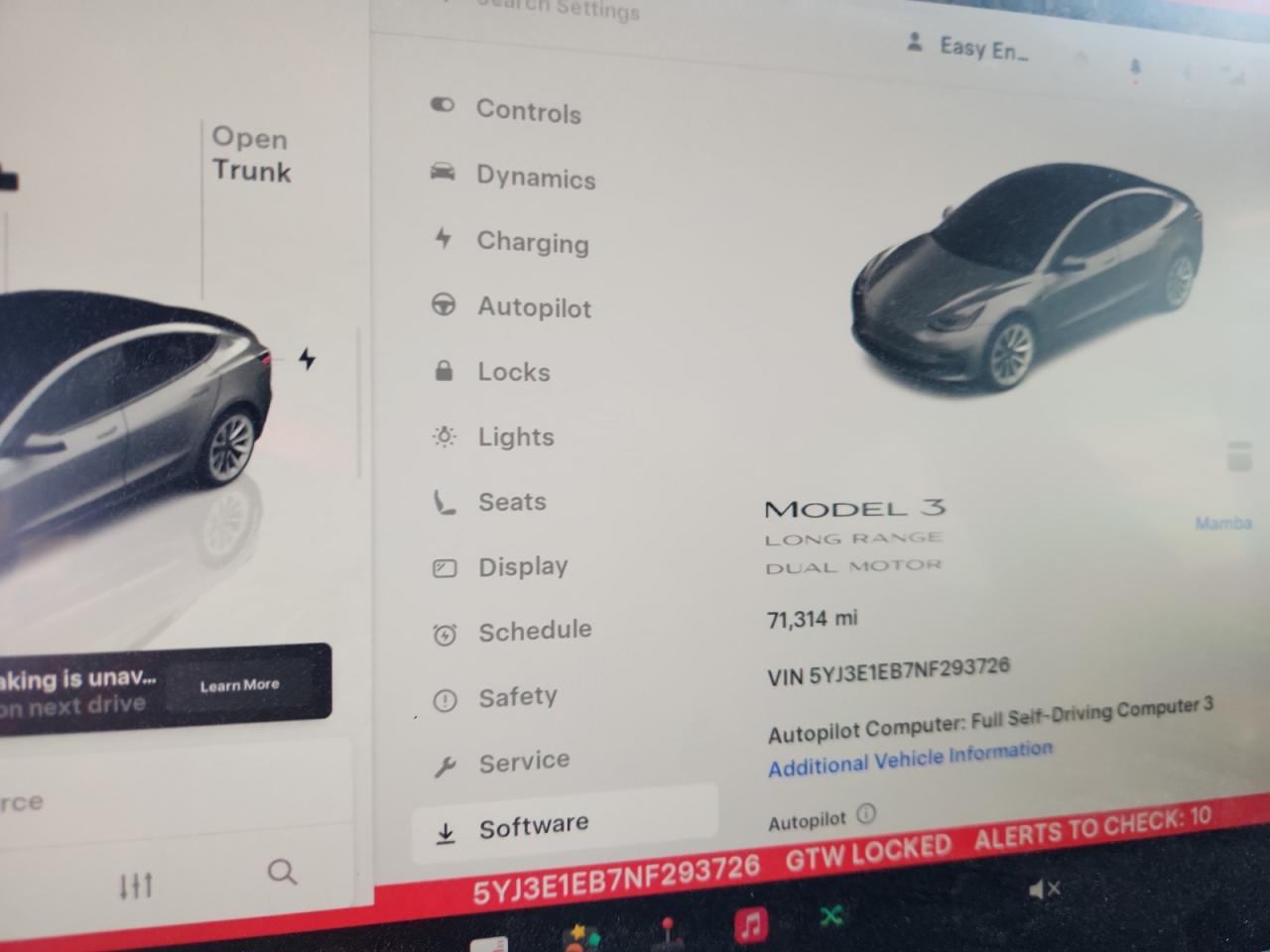 2022 Tesla Model 3 VIN: 5YJ3E1EB7NF293726 Lot: 83969435