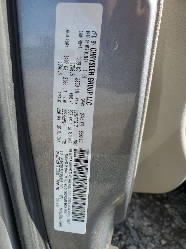 2014 Chrysler Town & Country Touring VIN: 2C4RC1BG9ER300809 Lot: 71236925