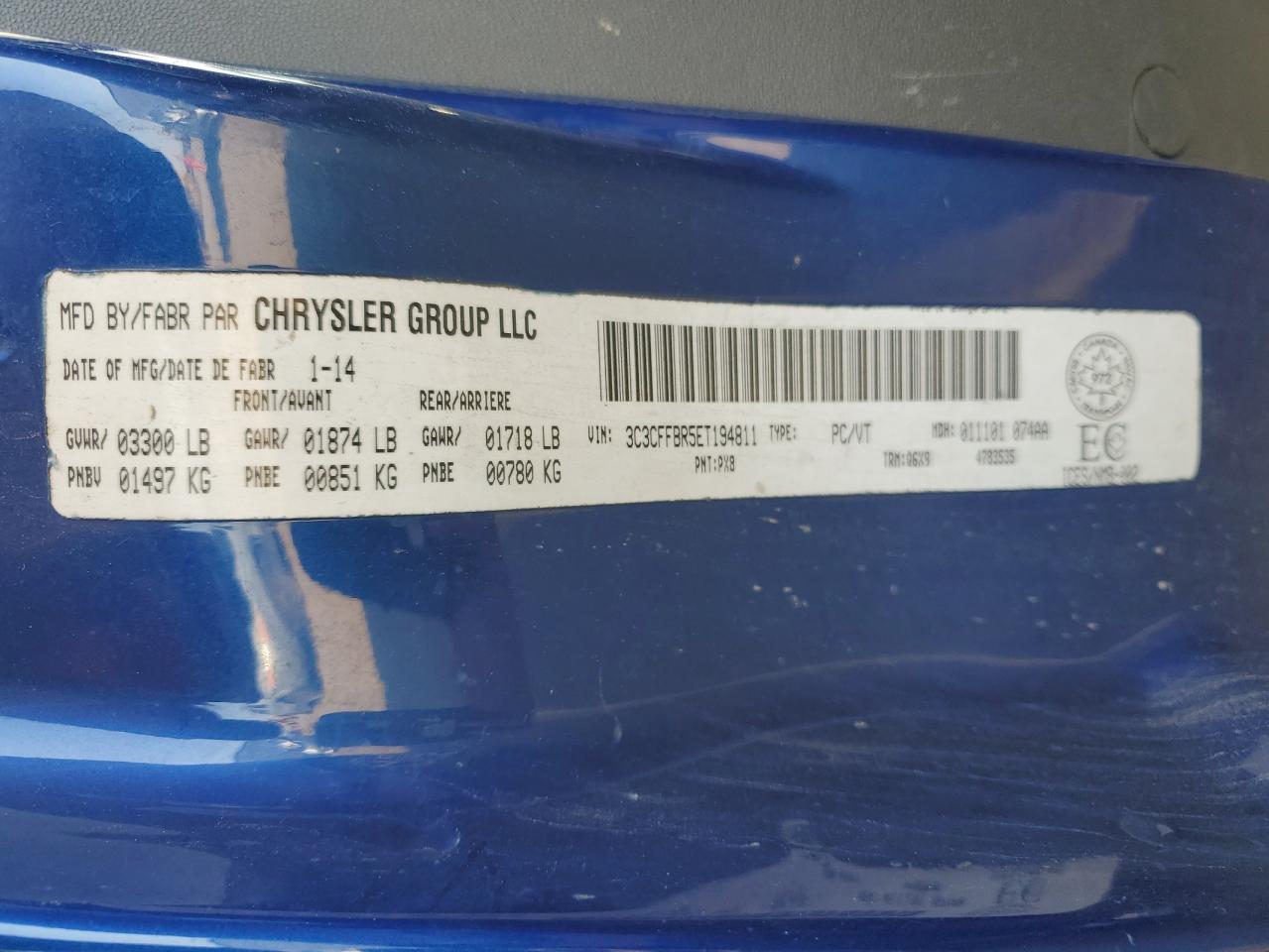 2012 Fiat 500 Sport VIN: 3C3CFFBR8CT107965 Lot: 83953305