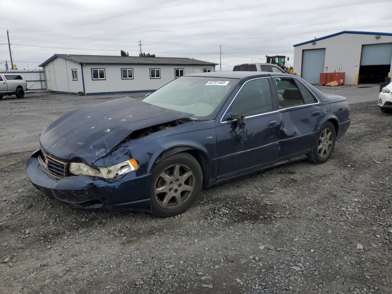 2003 CADILLAC SEVILLE BLUE VIN: 1G6KY549X3U178652