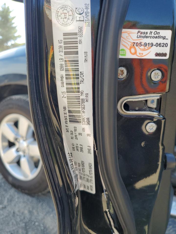 2015 Ram 1500 Slt VIN: 1C6RR7TT0FS637888 Lot: 80116895