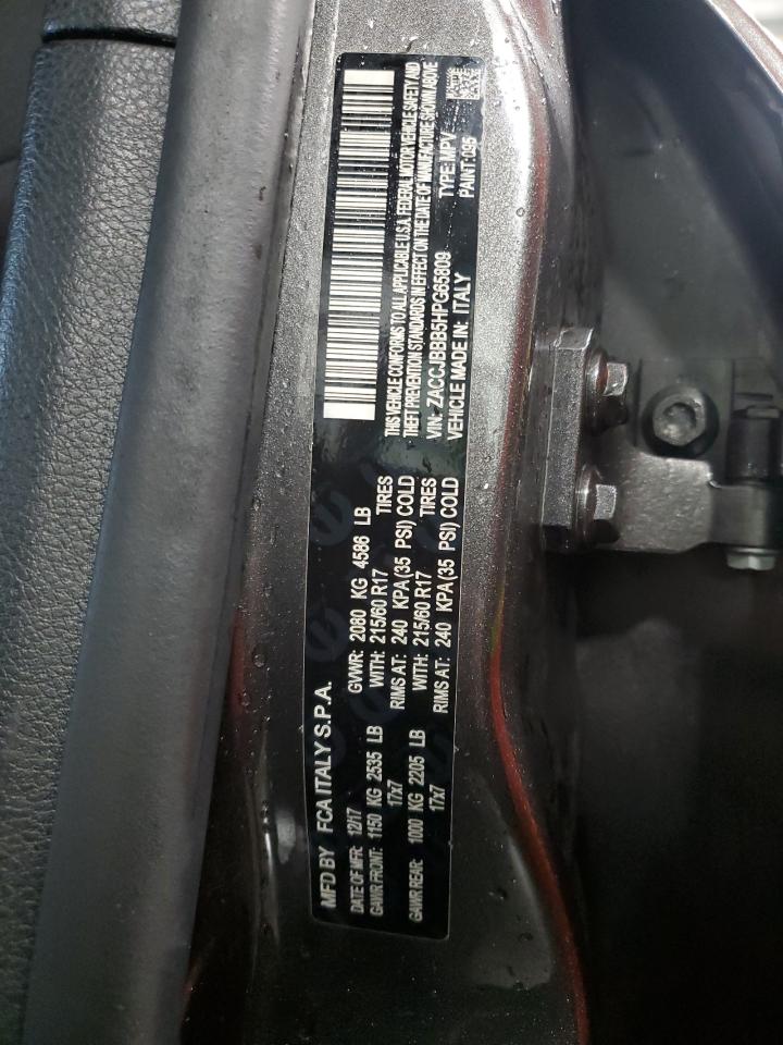 2017 Jeep Renegade Latitude VIN: ZACCJBBB5HPG65809 Lot: 80284145