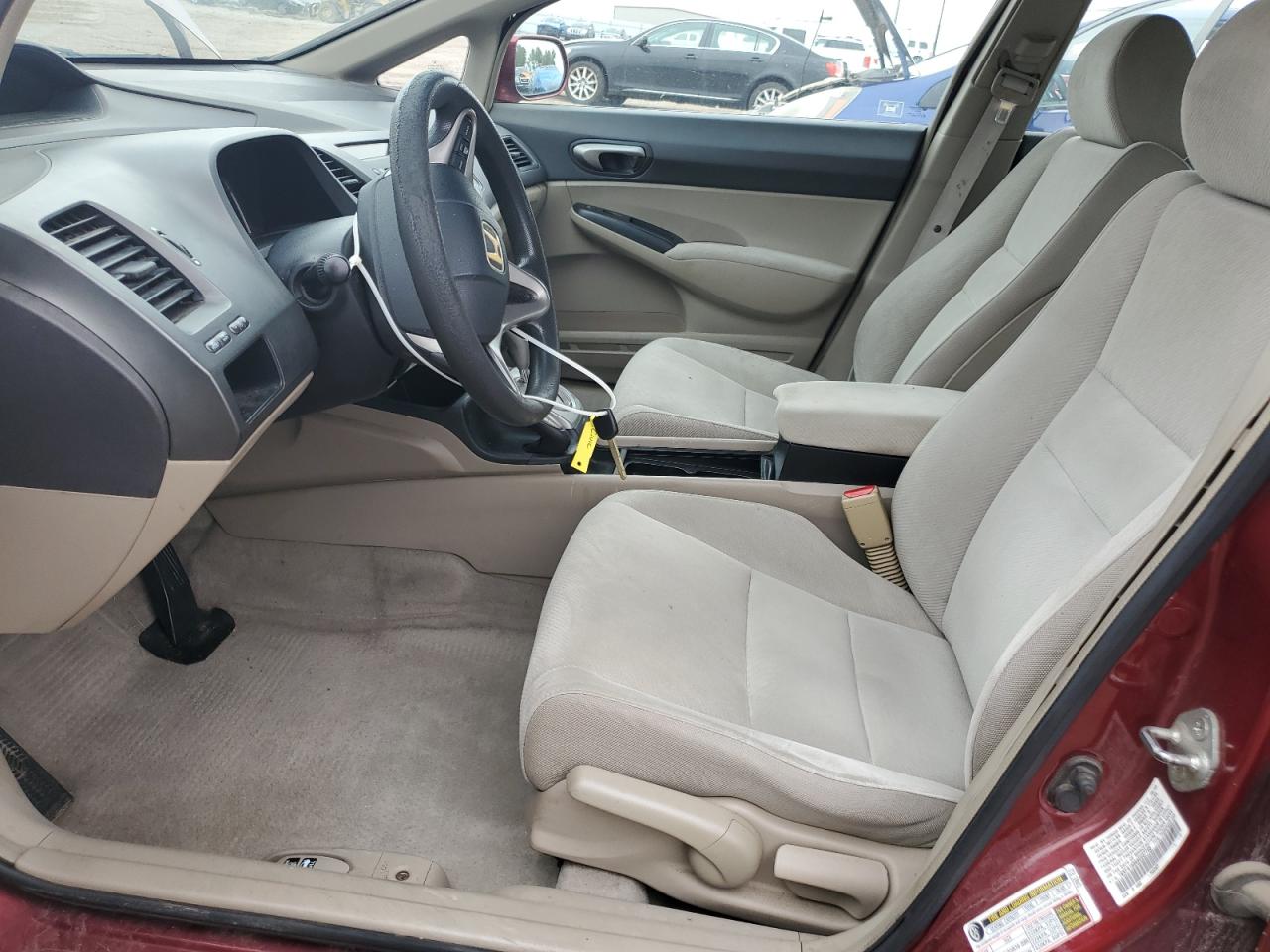 2009 Honda Civic Lx VIN: 19XFA16569E037705 Lot: 80178835