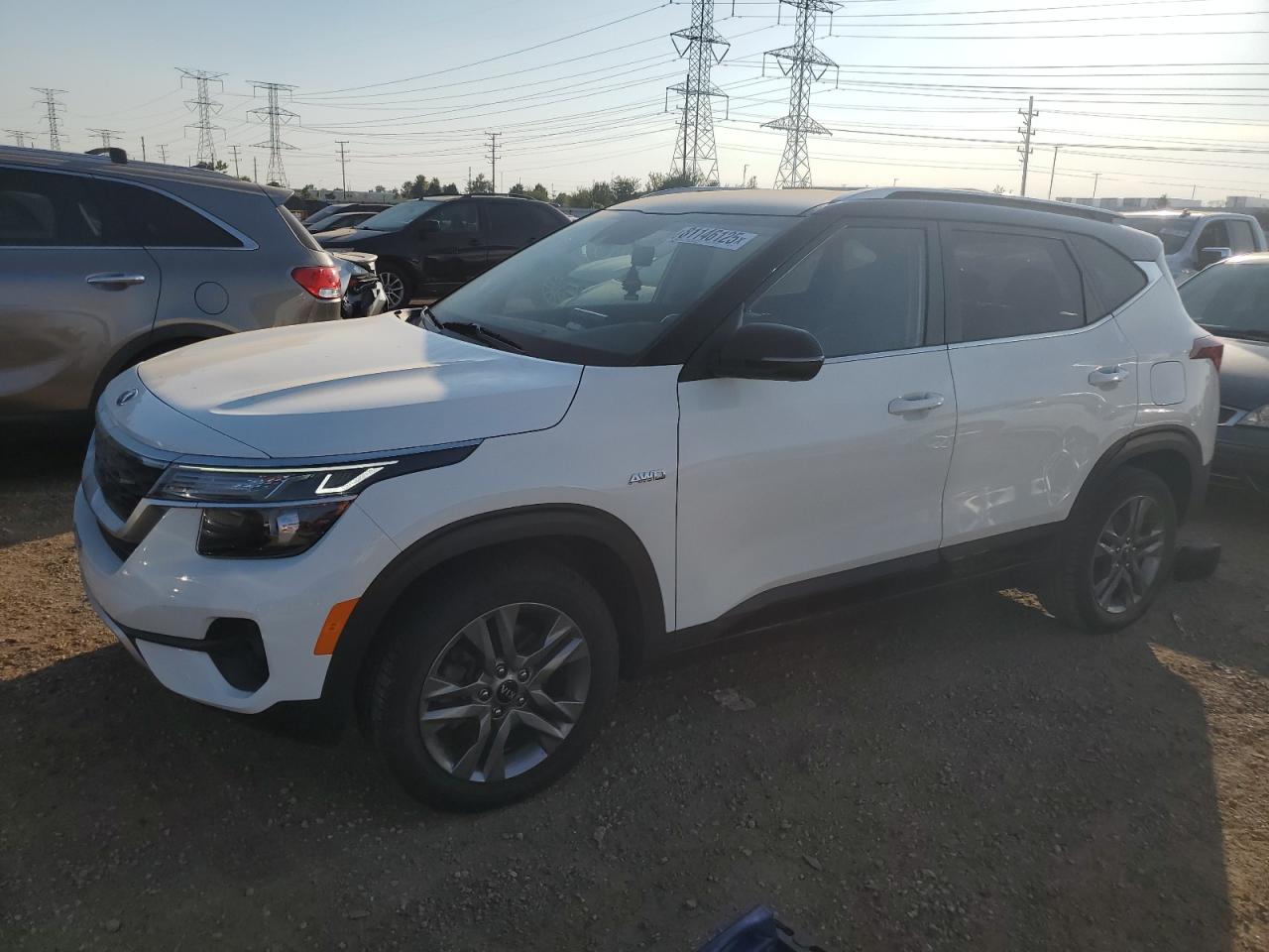 2021 Kia Seltos S white null gasoline KNDEUCAA6M7158651 photo #1