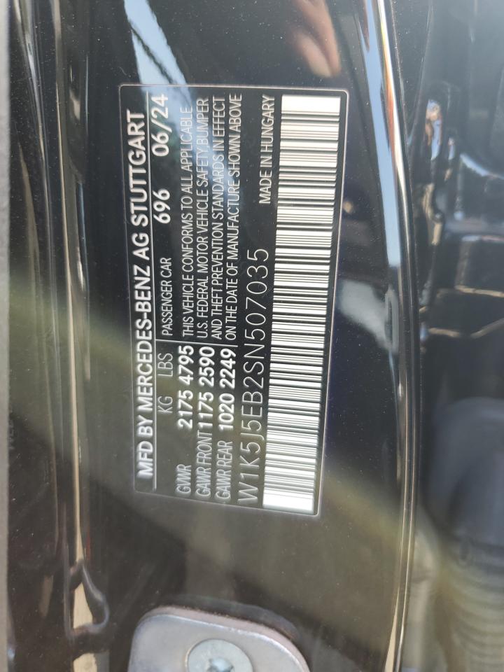 2025 Mercedes-Benz Cla Amg 45S 4Matic VIN: W1K5J5EB2SN507035 Lot: 72098115