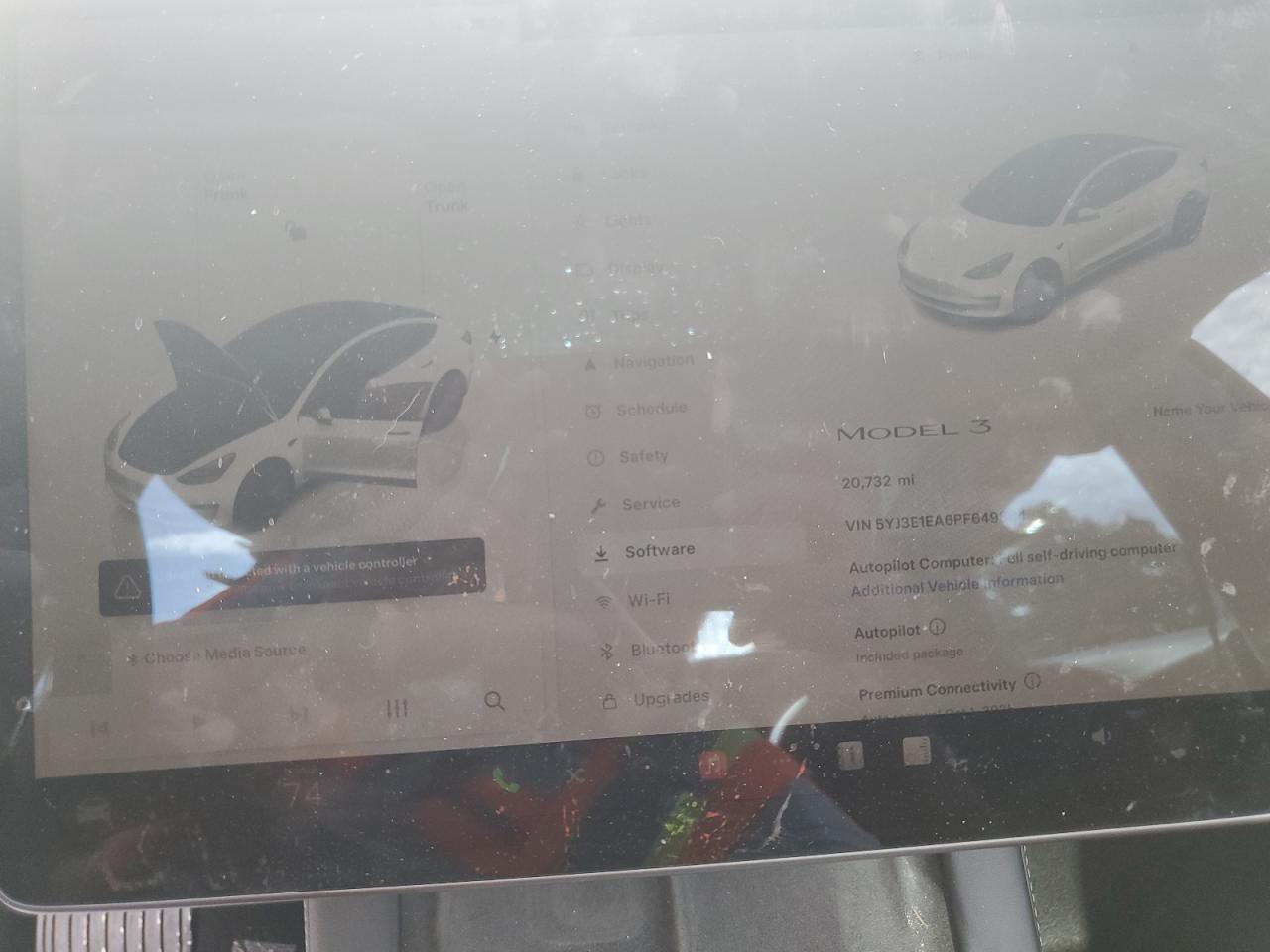 2023 Tesla Model 3 VIN: 5YJ3E1EA6PF649884 Lot: 70624005