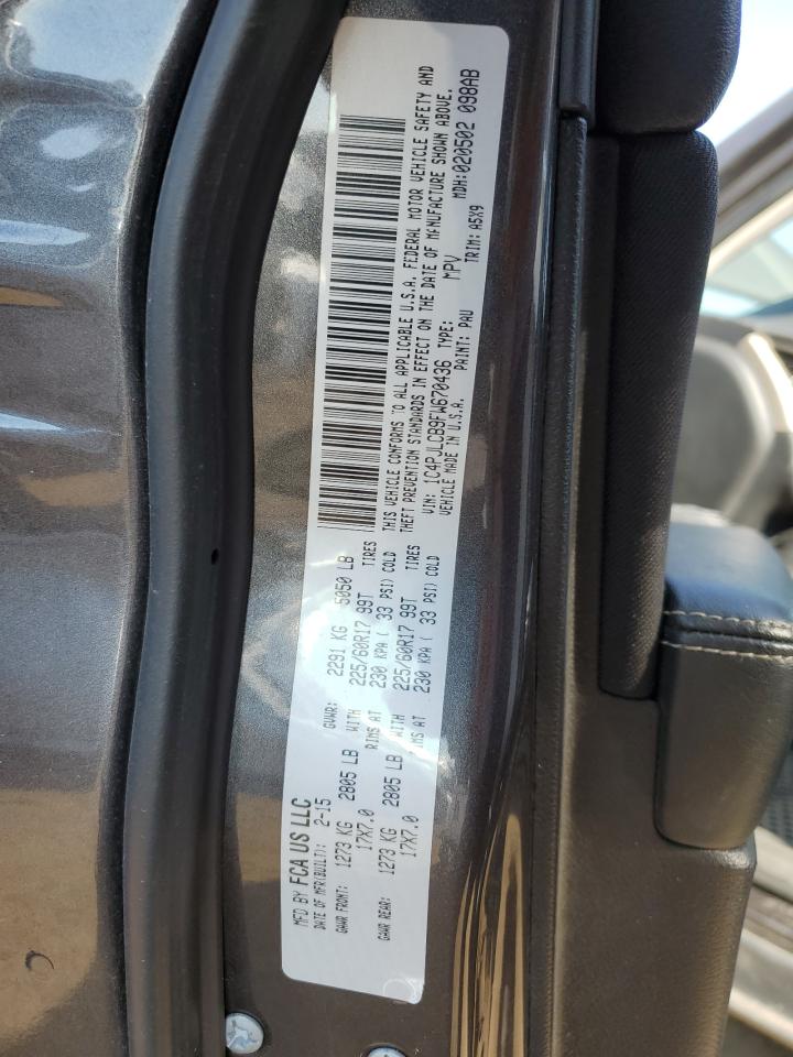 2015 Jeep Cherokee Latitude VIN: 1C4PJLCB9FW670436 Lot: 70544015