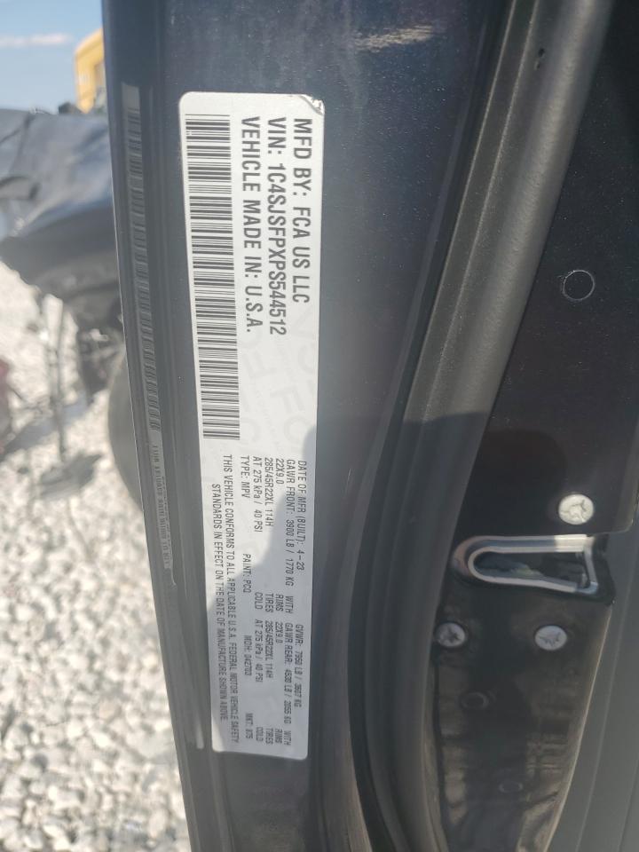 2023 Jeep Grand Wagoneer L Series Ii VIN: 1C4SJSFPXPS544512 Lot: 80128065