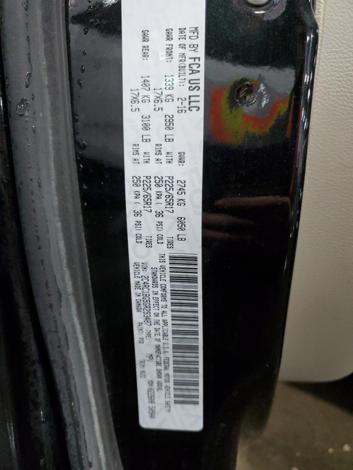 2016 Chrysler Town & Country Touring VIN: 2C4RC1BG5GR293487 Lot: 72045045