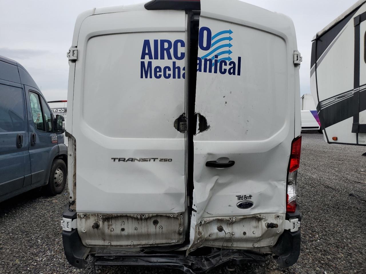 2019 Ford Transit T-250 VIN: 1FTYR2CM7KKB18587 Lot: 84433325