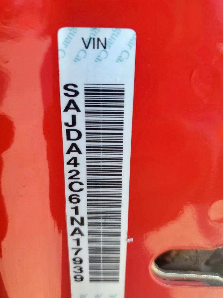 2001 Jaguar Xk8 VIN: SAJDA42C61NA17939 Lot: 80926625