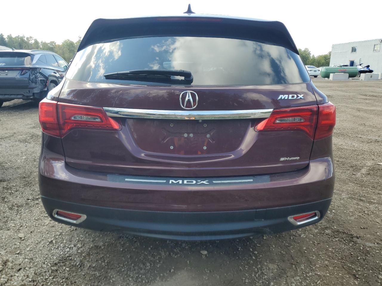 2014 Acura Mdx Technology VIN: 5FRYD4H41EB503324 Lot: 80619505