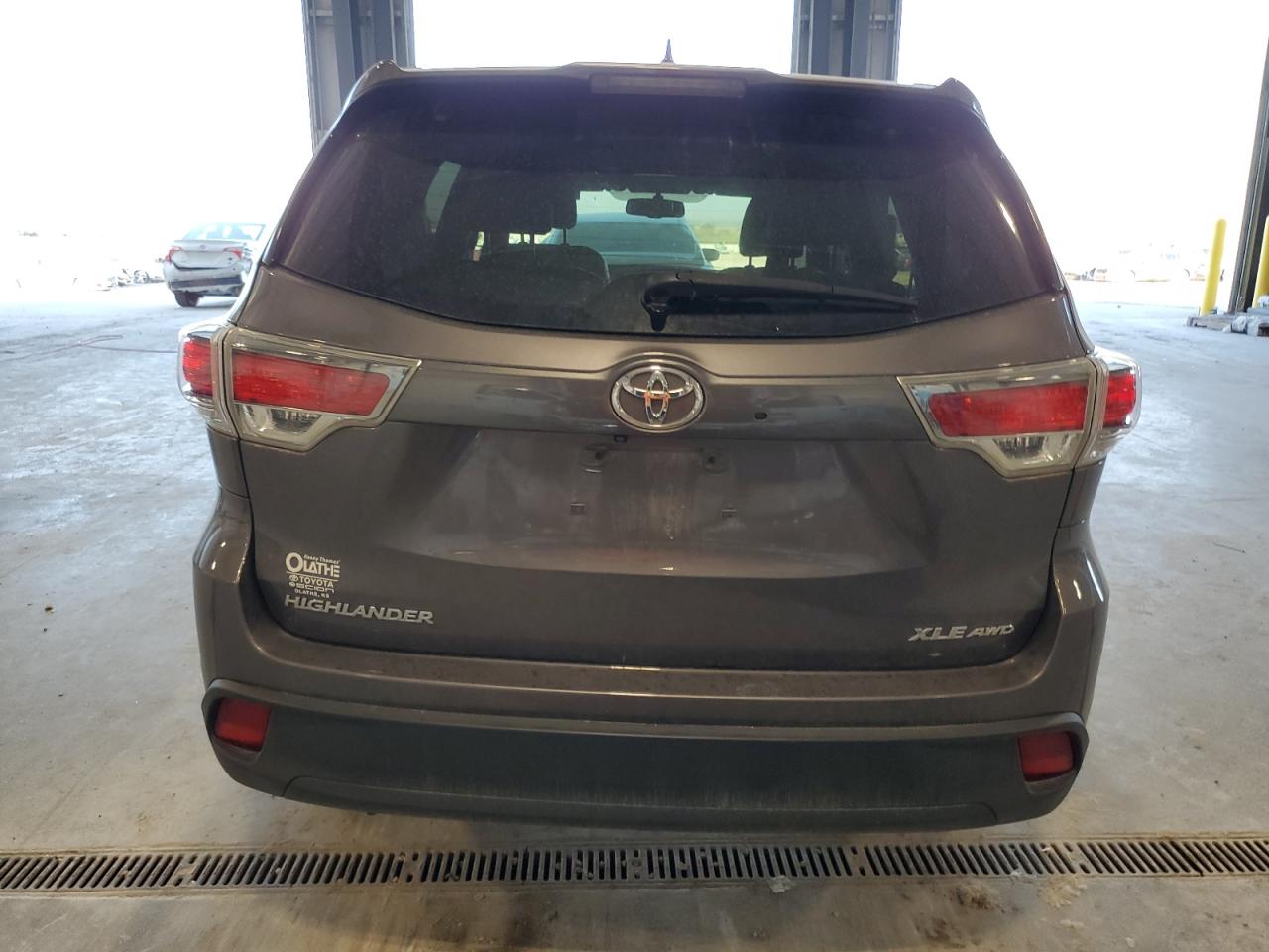 2015 Toyota Highlander Xle VIN: 5TDJKRFHXFS191223 Lot: 83973255