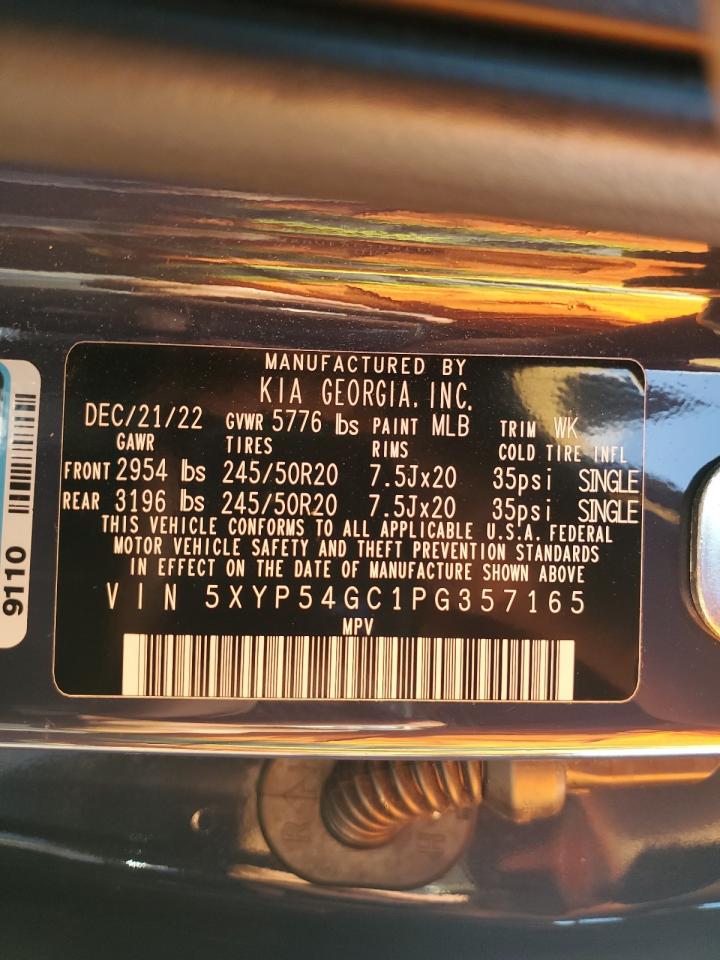 2023 Kia Telluride Sx VIN: 5XYP54GC1PG357165 Lot: 80310905