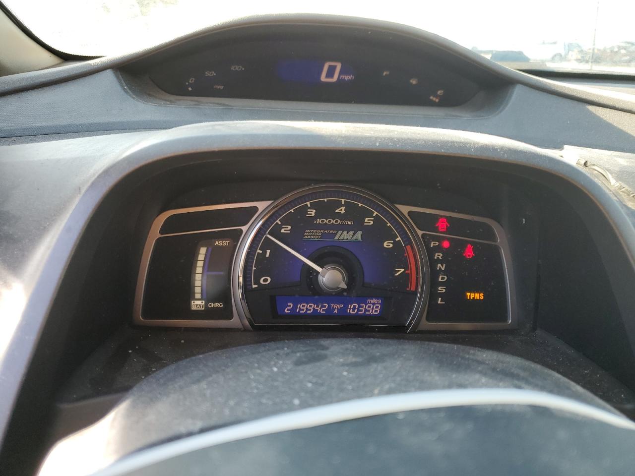 2009 Honda Civic Hybrid VIN: JHMFA36229S008537 Lot: 81083375