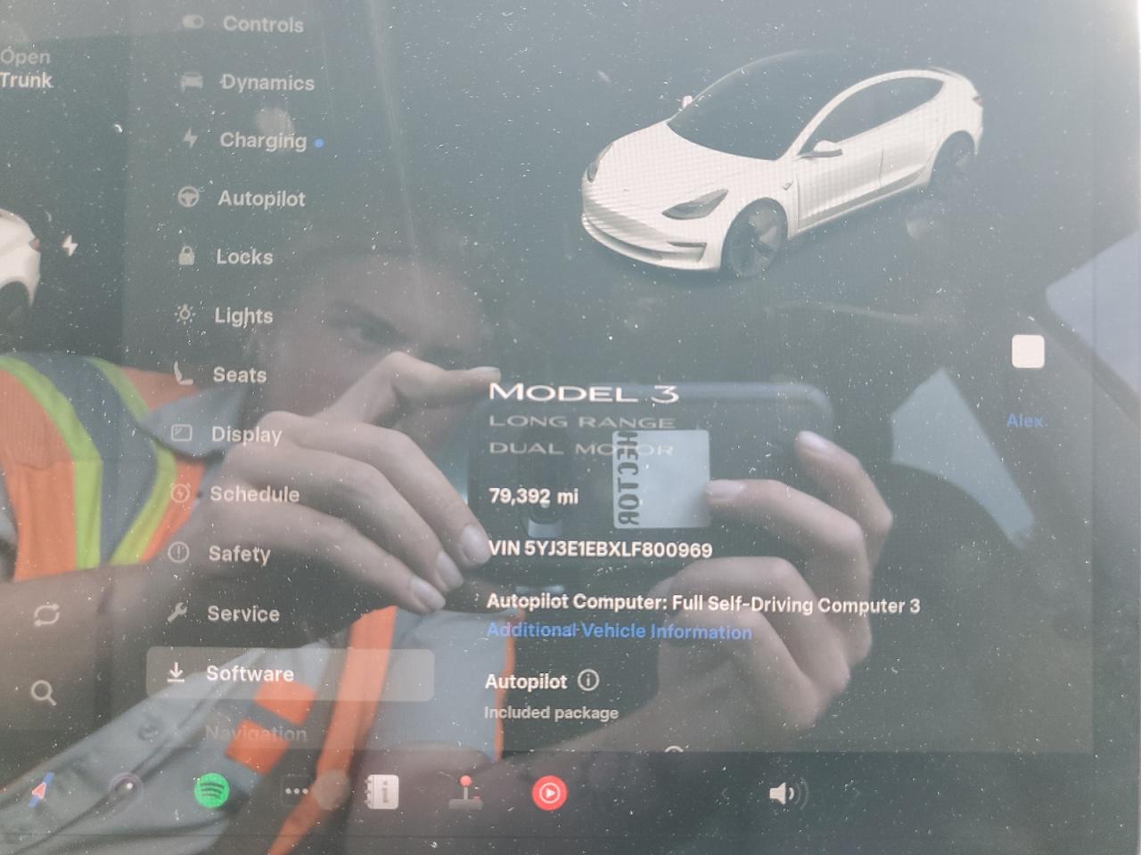 2020 Tesla Model 3 VIN: 5YJ3E1EBXLF800969 Lot: 82095005