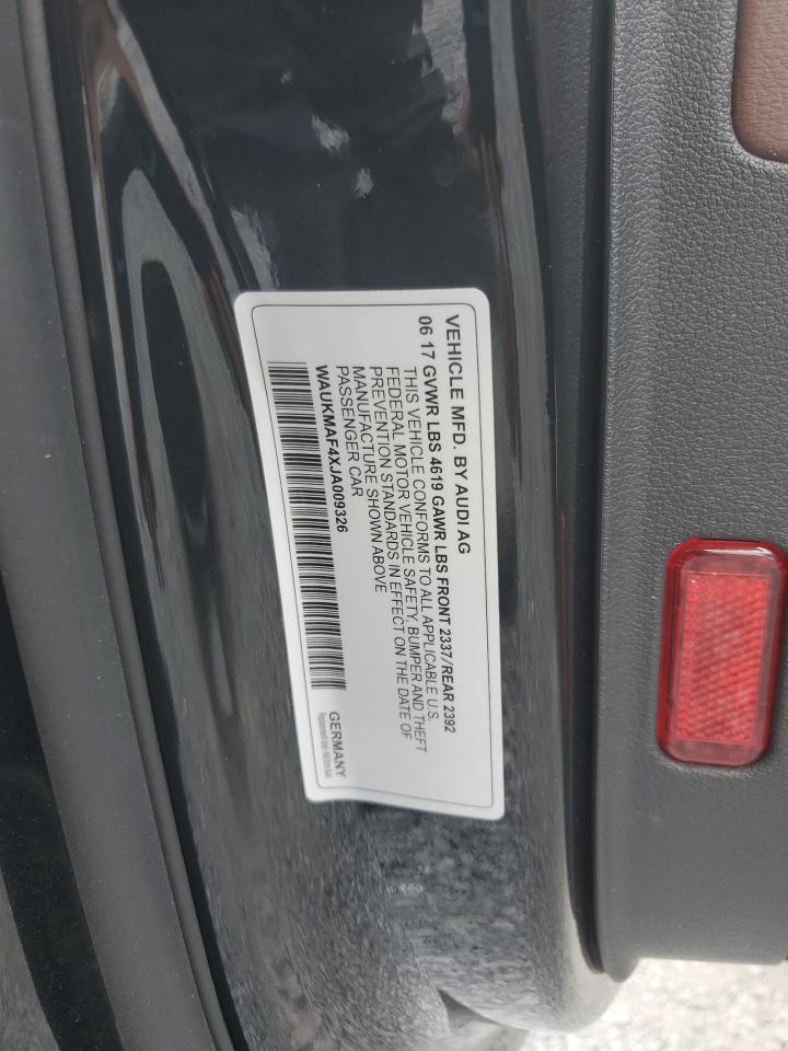 2018 Audi A4 Premium VIN: WAUKMAF4XJA009326 Lot: 82107695