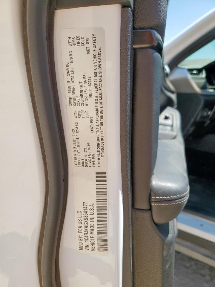 2025 Jeep Grand Cherokee L Laredo VIN: 1C4RJKAGXS8641477 Lot: 71854945
