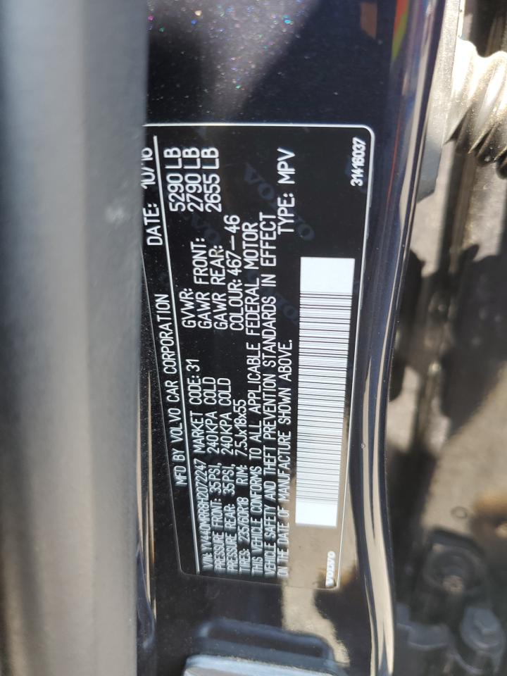 2017 Volvo Xc60 T5 Dynamic VIN: YV440MRR8H2072247 Lot: 81098375