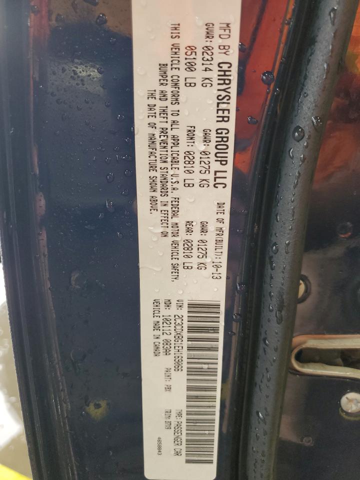 2014 Dodge Charger Se VIN: 2C3CDXBG1EH169066 Lot: 81650965