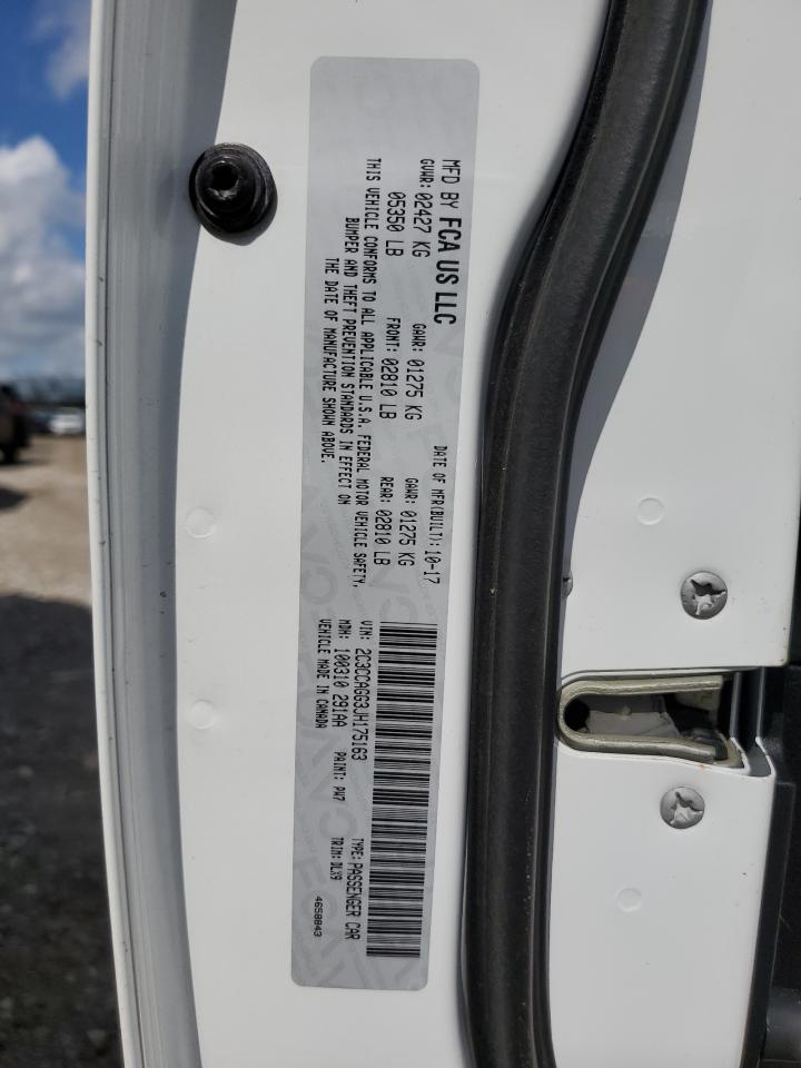 2018 Chrysler 300 S VIN: 2C3CCAGG3JH175163 Lot: 80927985