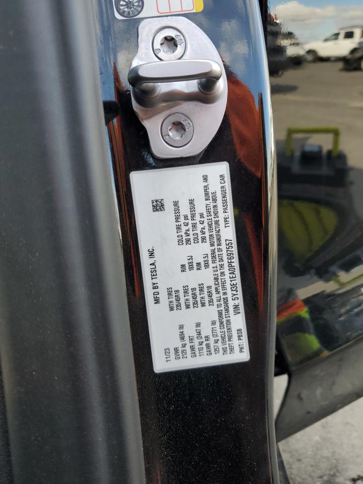 2023 Tesla Model 3 VIN: 5YJ3E1EA0PF697557 Lot: 71200185