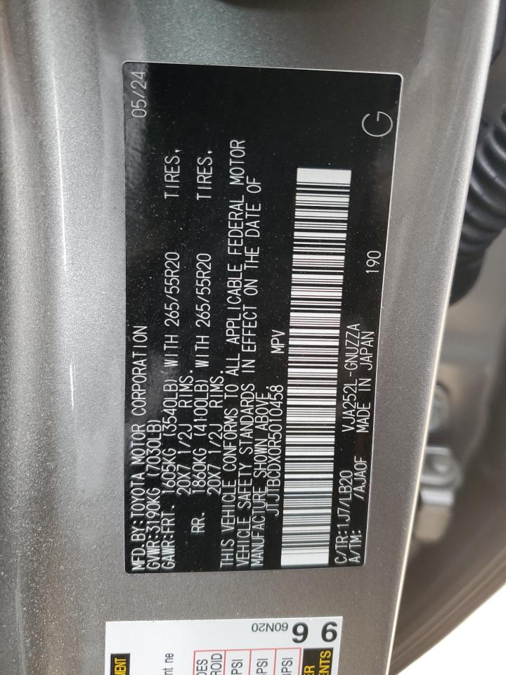 2024 Lexus Gx 550 Premium/Premium+ VIN: JTJTBCDX0R5010458 Lot: 81614955