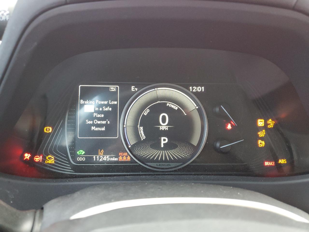 2024 Lexus Ux 250H Base VIN: JTHX6JBH7R2183855 Lot: 80006135